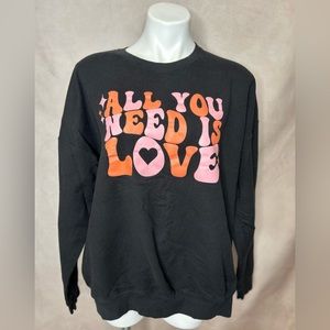 Kissed Apparel “All You Need Is Love” Crewneck
